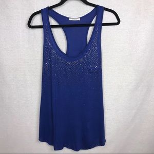 Poetry Large racerback tank embellished